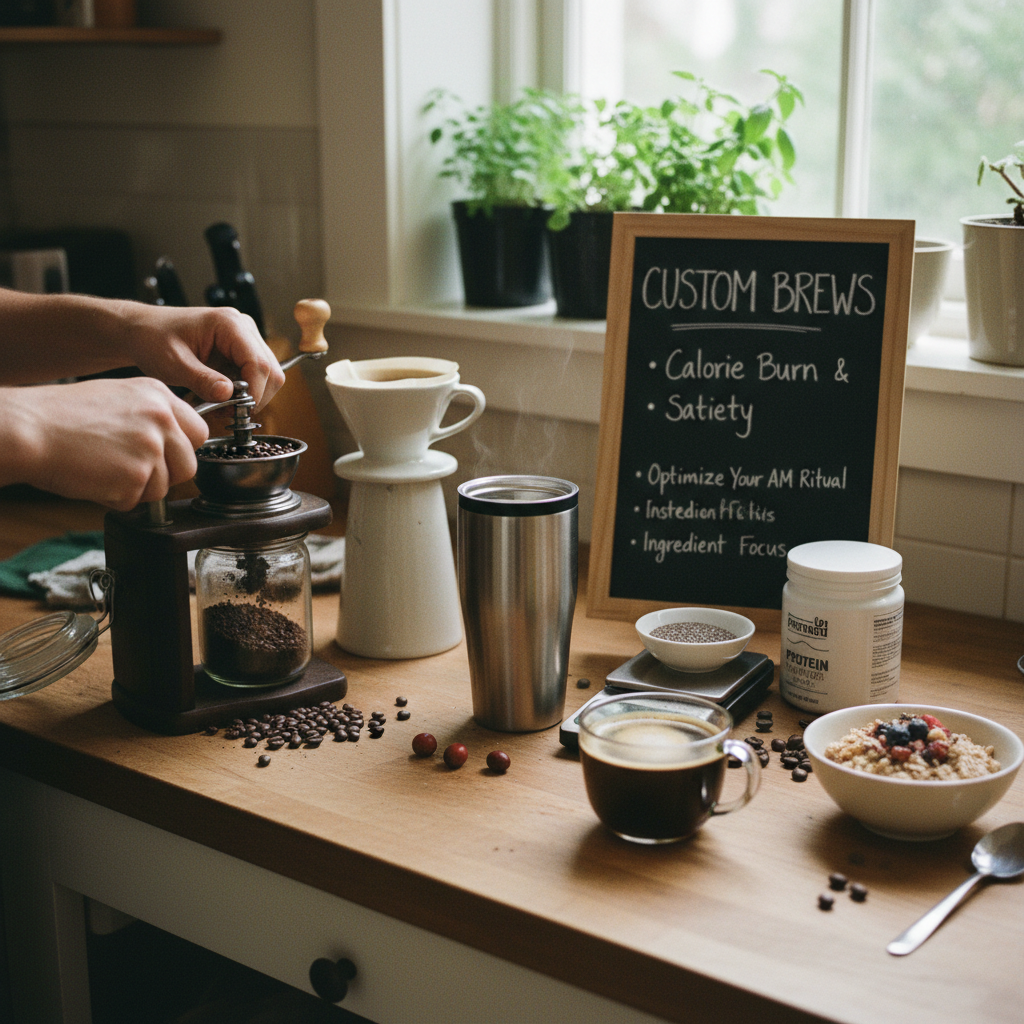 Custom Brews: Your Ultimate Guide to Optimizing Coffee Preparations for Calorie Burn & Satiety