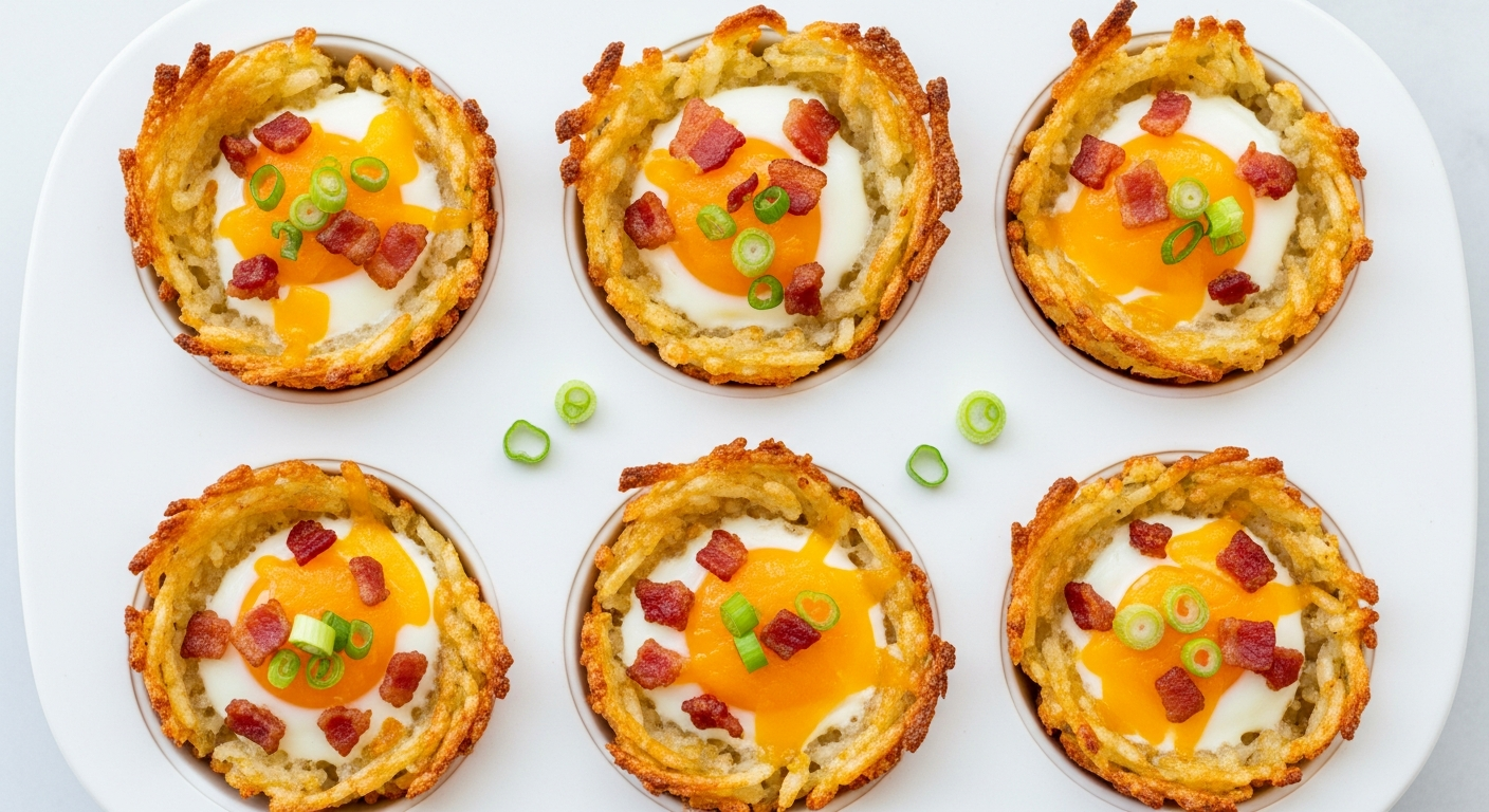 Bird's Nest Breakfast Cups