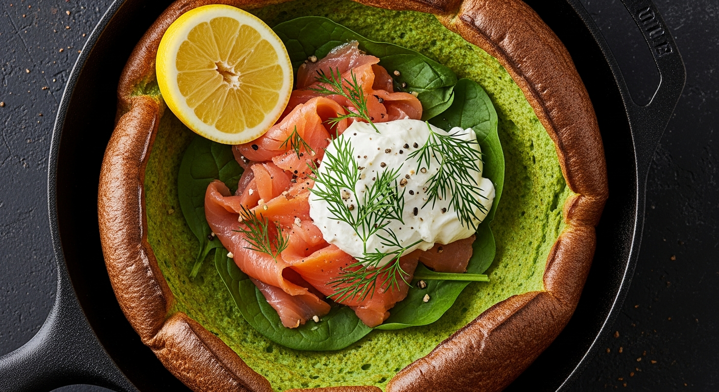 Green Herby Dutch Baby