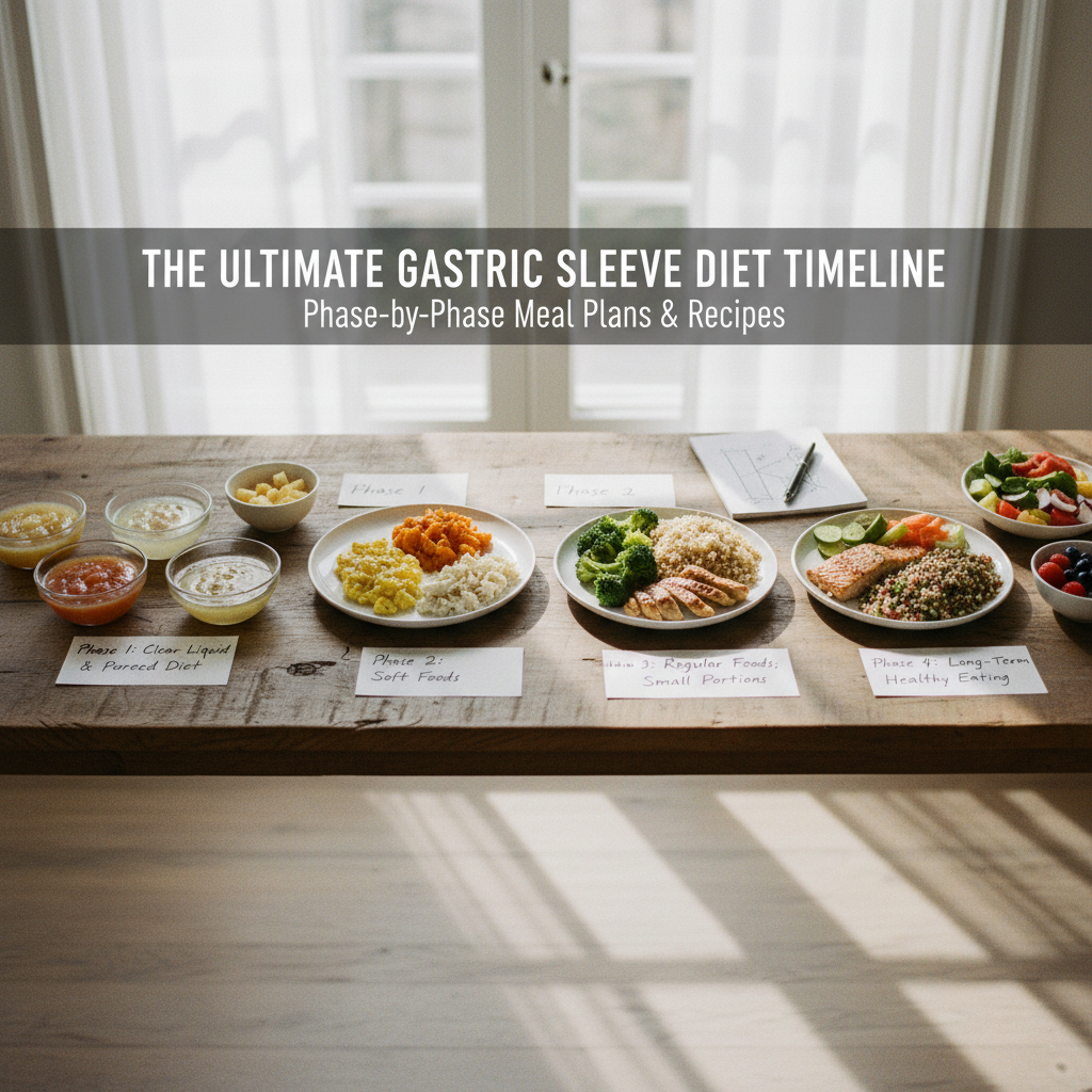 The Ultimate Gastric Sleeve Diet Timeline: Phase-by-Phase Meal Plans & Recipes