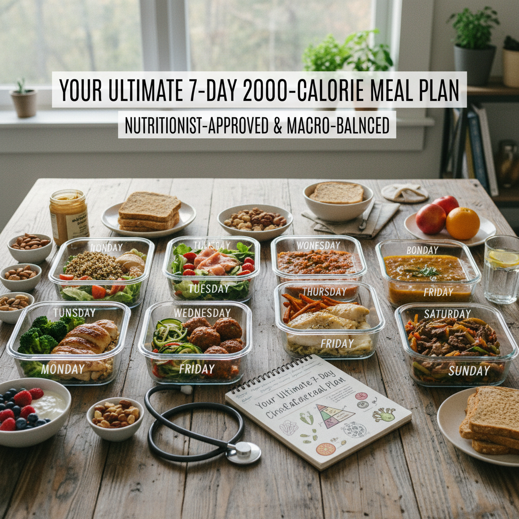 Your Ultimate 7-Day 2000-Calorie Meal Plan: Nutritionist-Approved & Macro-Balanced