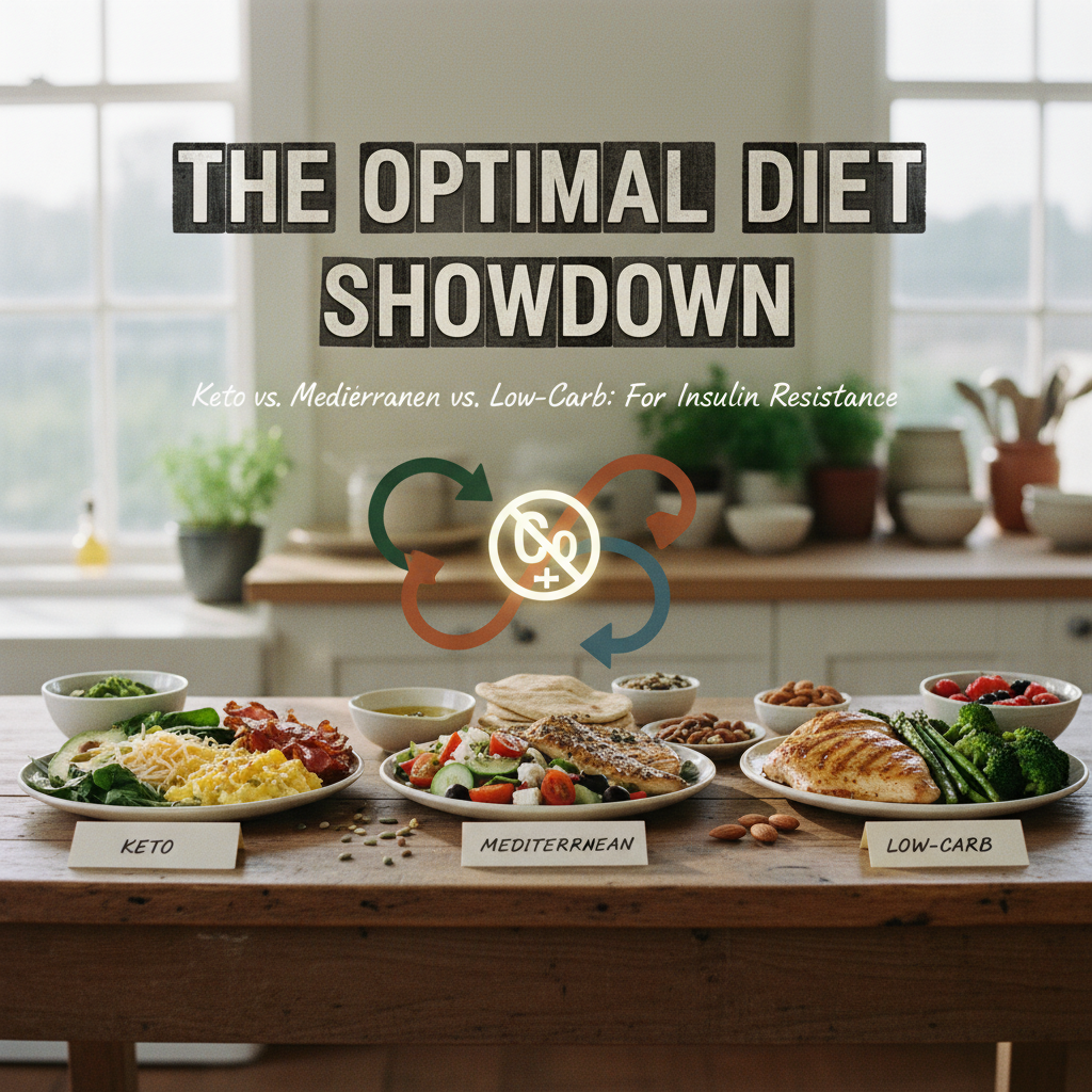 Keto vs. Mediterranean vs. Low-Carb: The Optimal Diet Showdown for Insulin Resistance