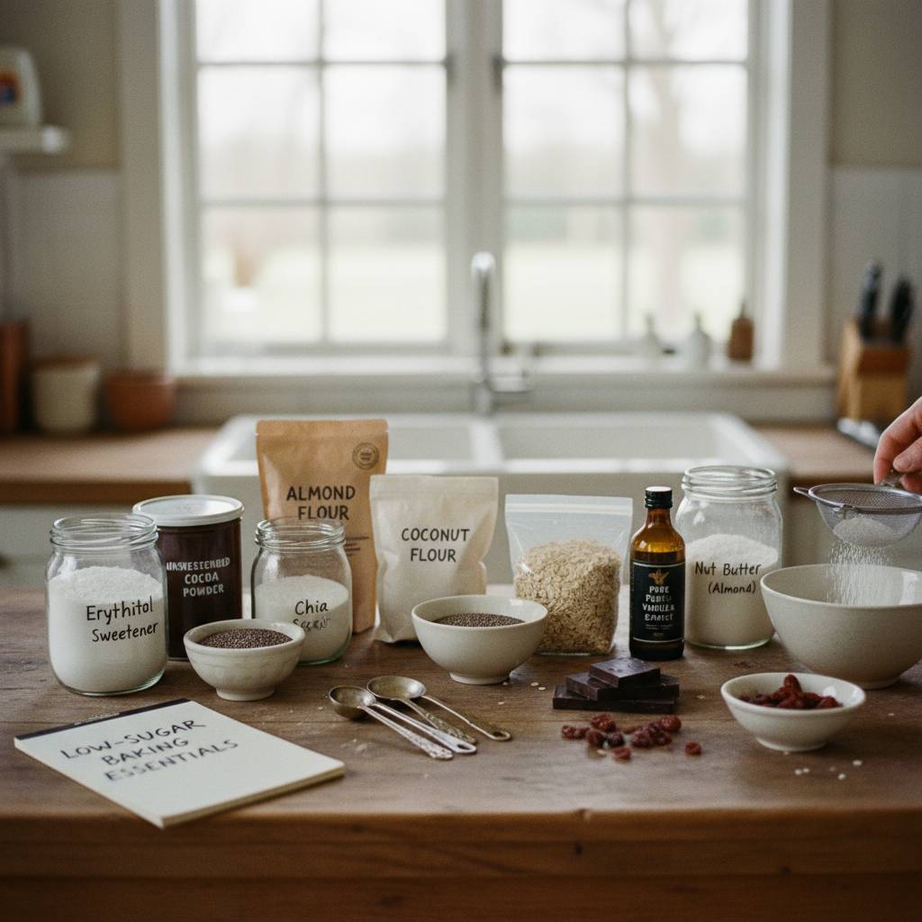 The Low-Sugar Baker’s Pantry: 10 Essential Ingredients & How to Use Them Effectively