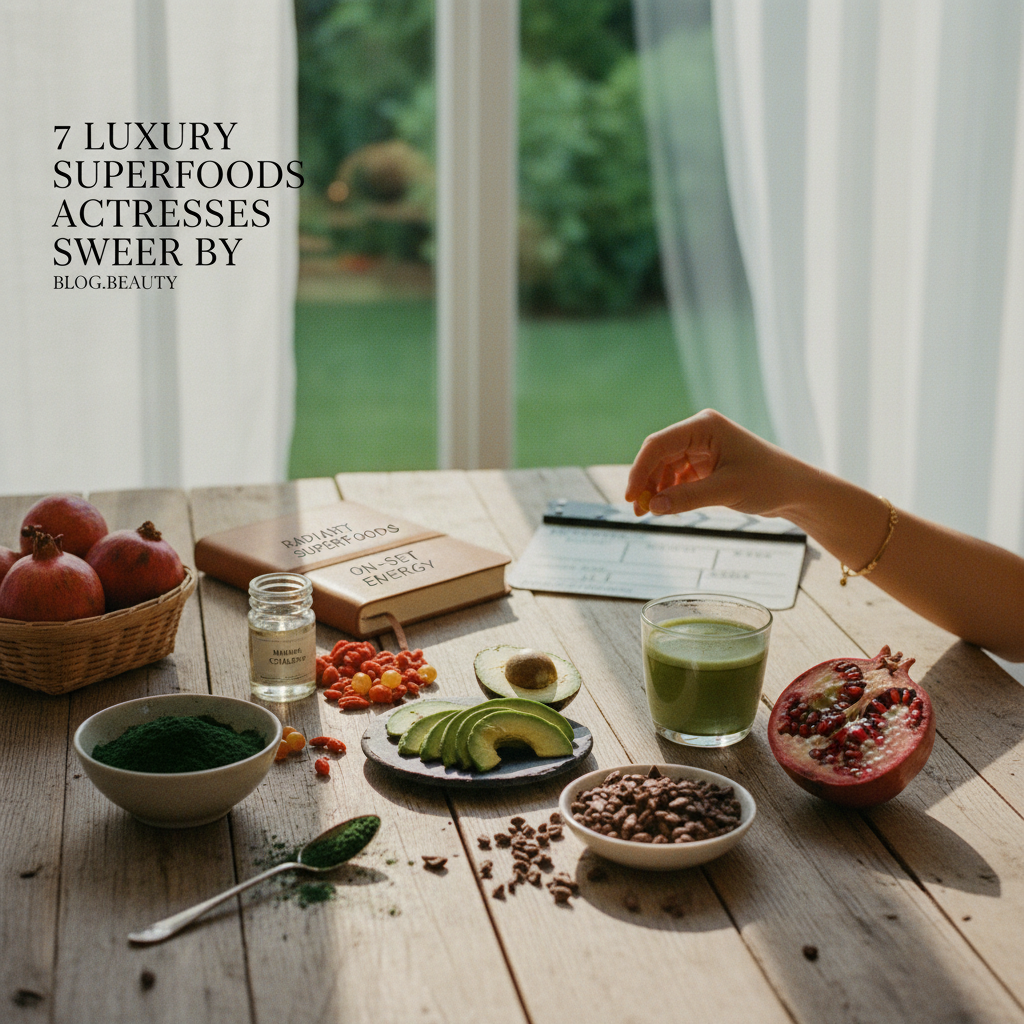 7 Luxury Superfoods Actresses Swear By for Radiant Skin & On-Set Energy
