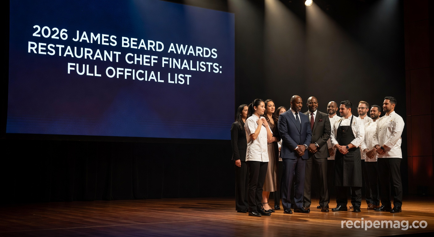 2026 James Beard Awards Restaurant Chef Finalists: Full Official List