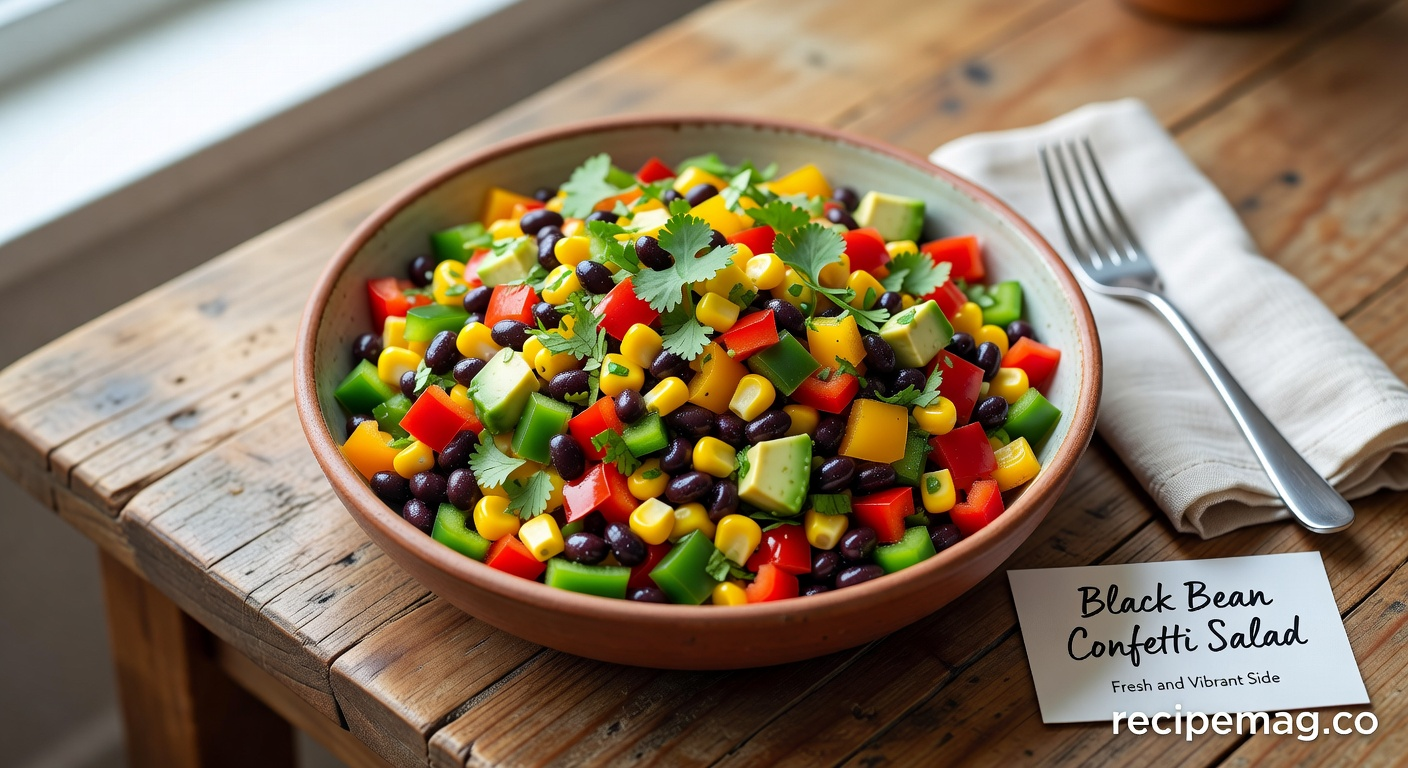Black Bean Confetti Salad 2.0: Fresh and Vibrant Side