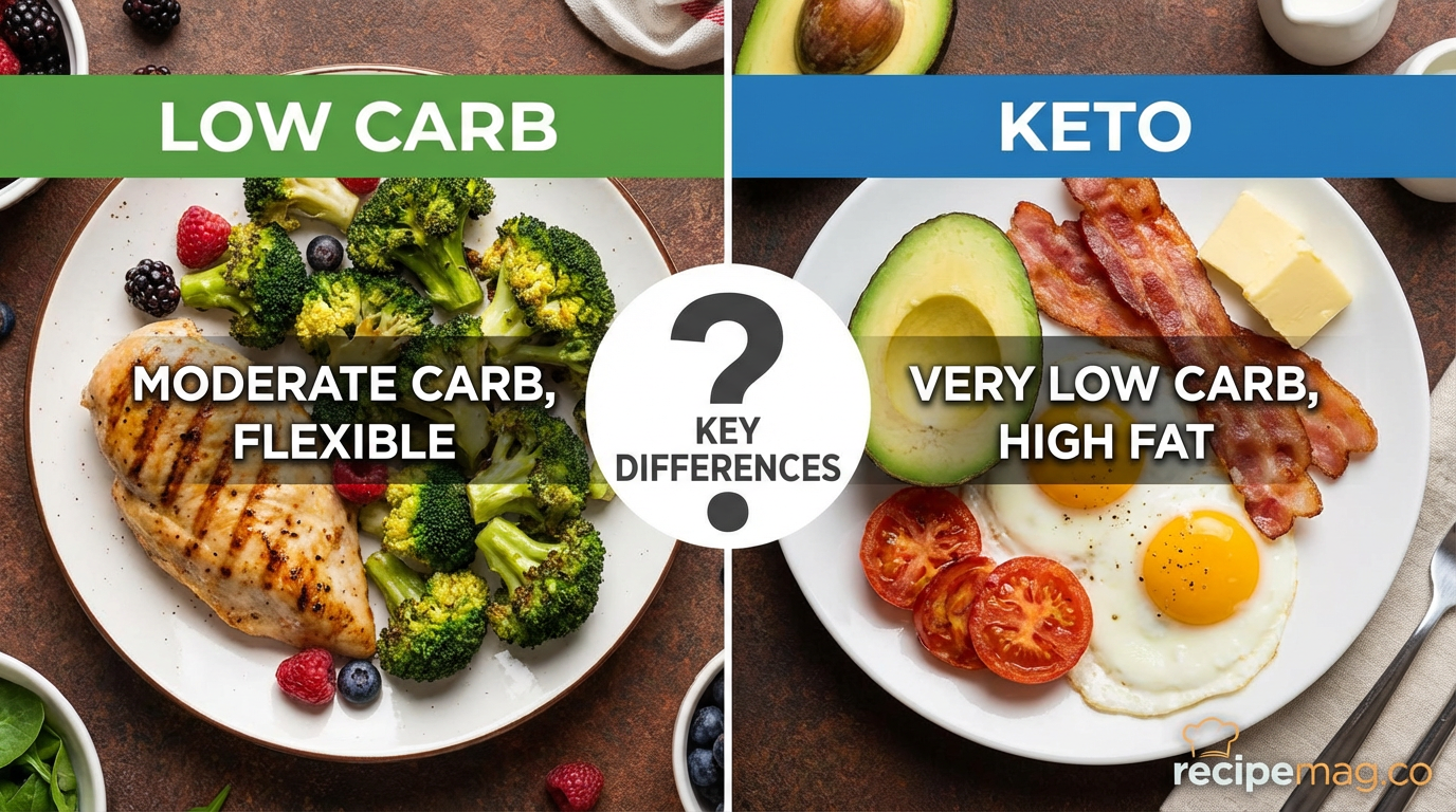 low carb vs low keto