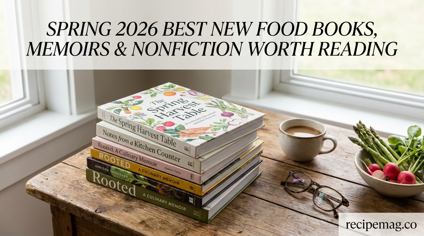 Spring 2026 Best New Food Books, Memoirs & Nonfiction Worth Reading