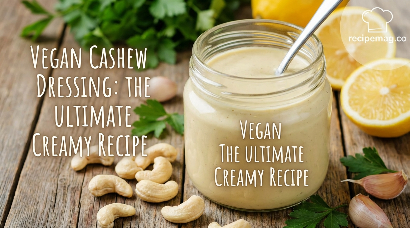 Vegan Cashew Dressing: The Ultimate Creamy Recipe