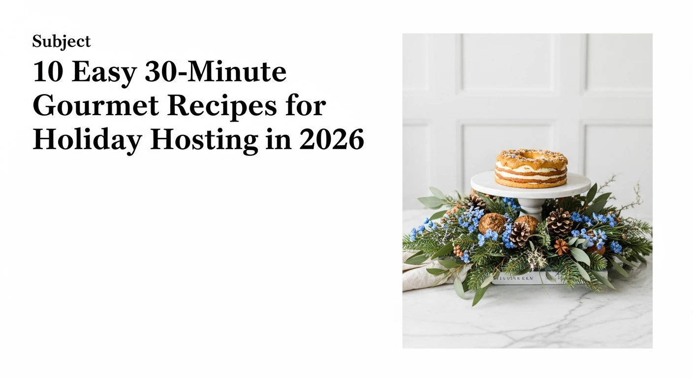 The Ultimate Guide to 30-Minute Gourmet Holiday Recipes 2026