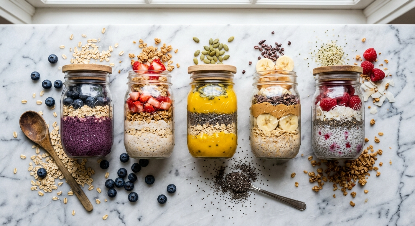 Overnight Oats & Chia Puddings for Mother’s Day: Make-Ahead Magic
