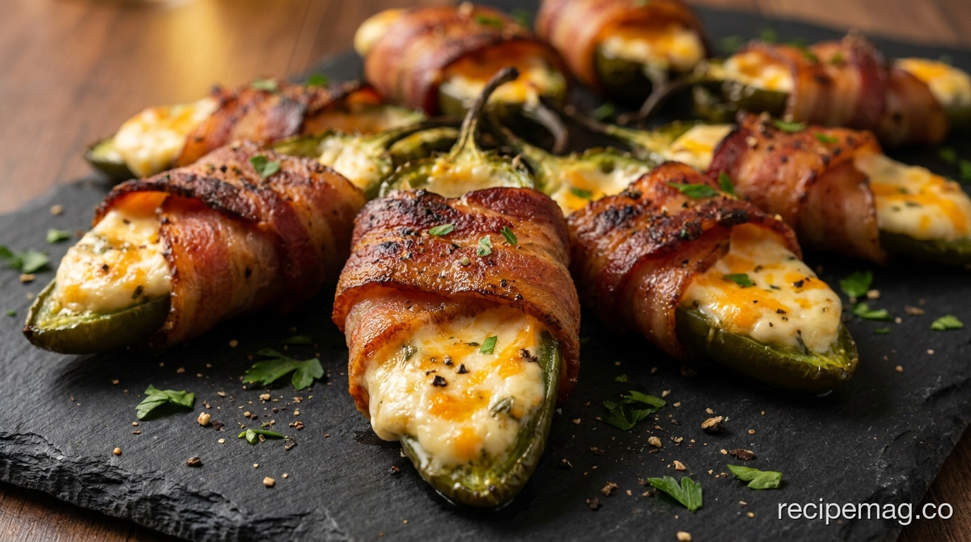Bacon-Wrapped Jalapeño Poppers on the Grill