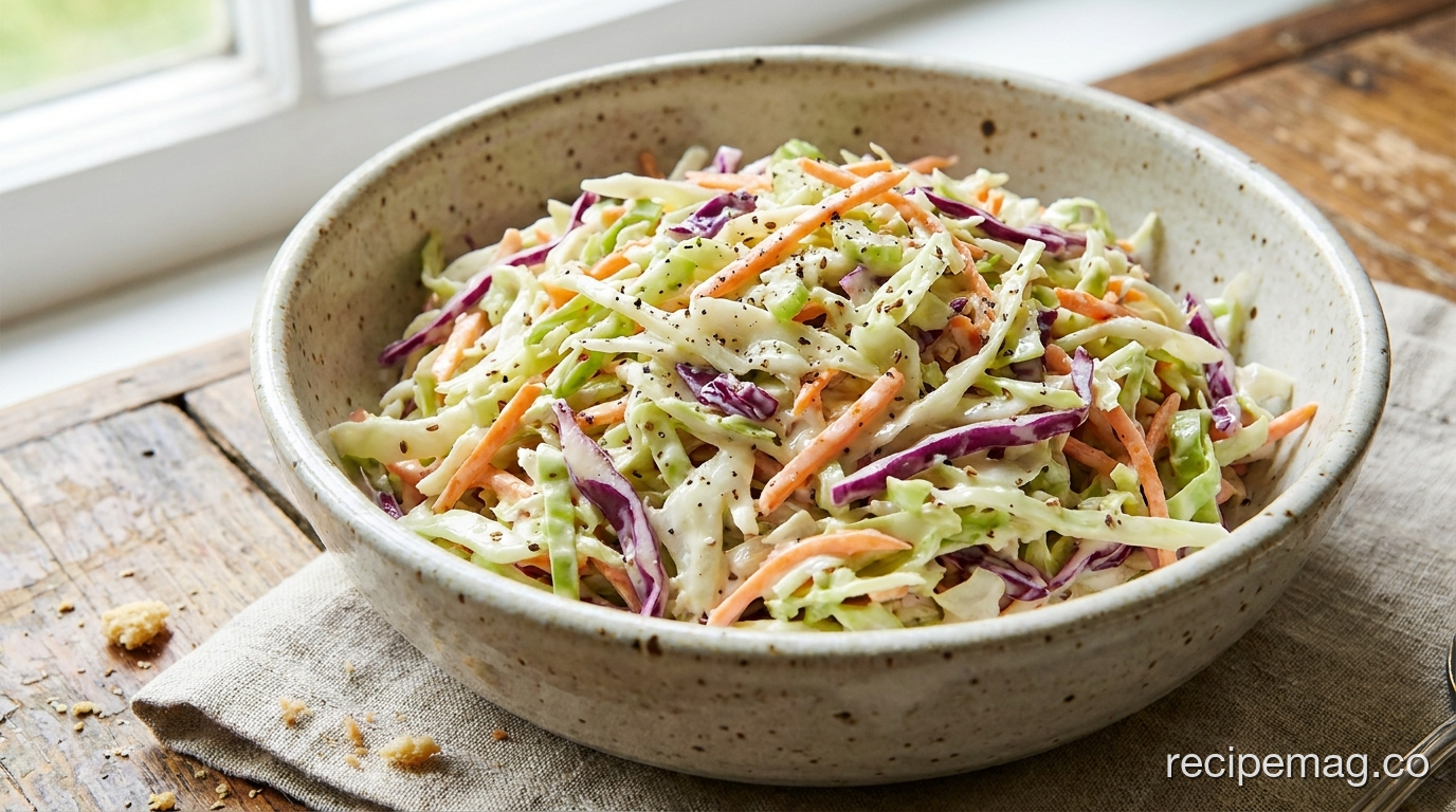Classic Coleslaw with Tangy Dressing