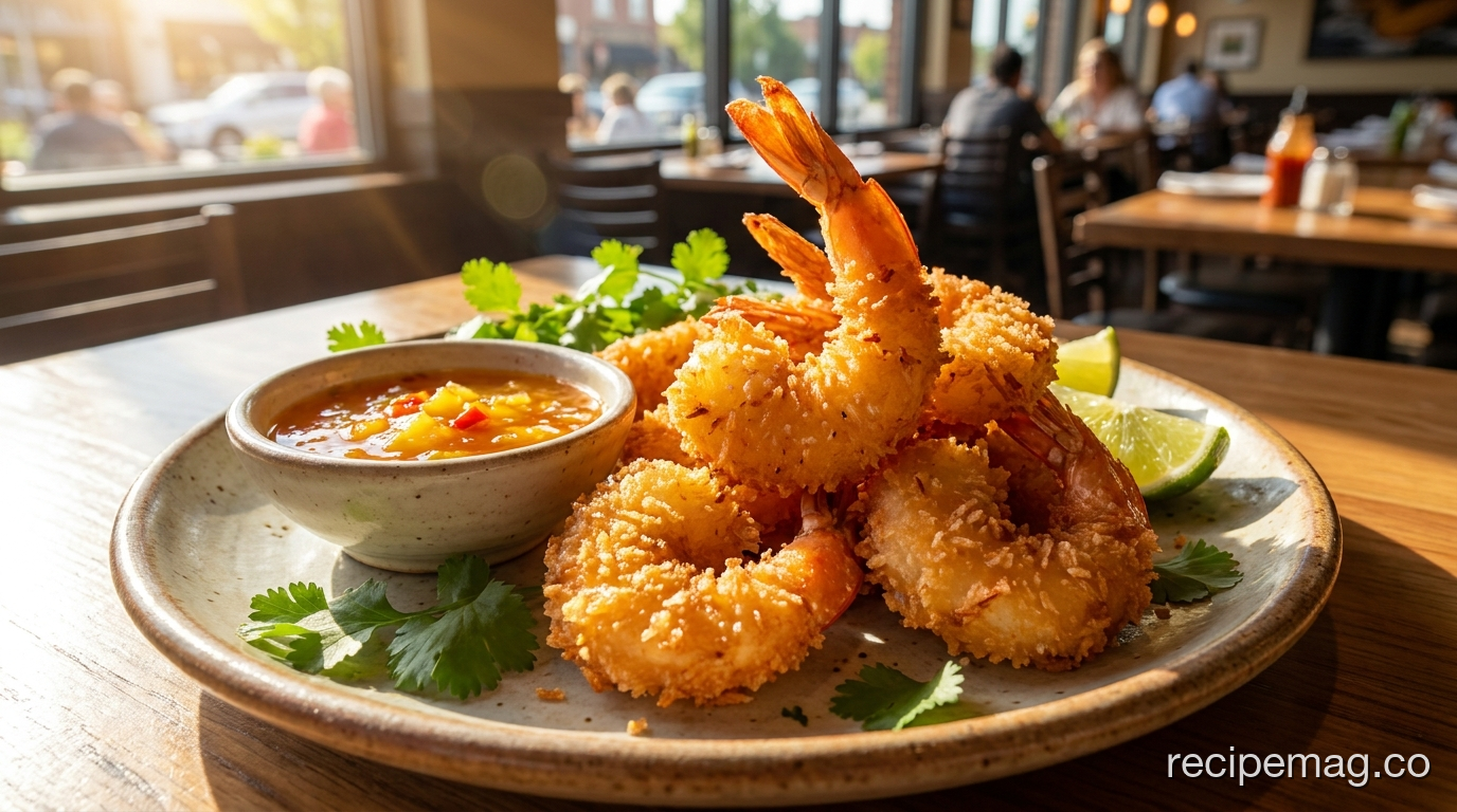 Crispy Coconut Shrimp with Pineapple Chili Sauce