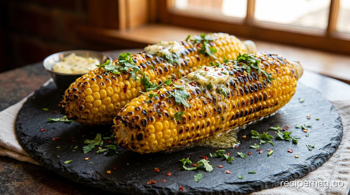 Grilled Corn on the Cob 5 Ways (With Flavored Butters)
