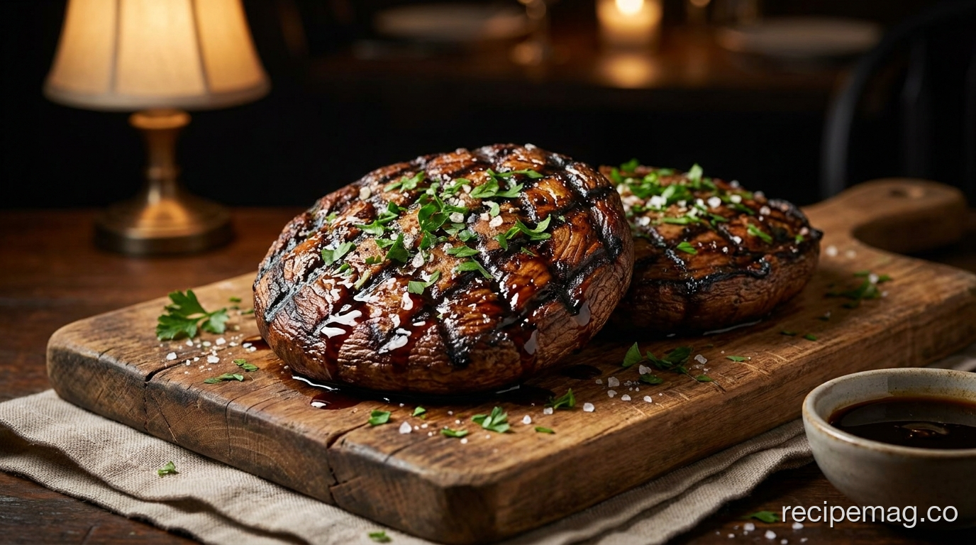 Grilled Portobello Mushroom Steaks (Best Vegetarian BBQ)