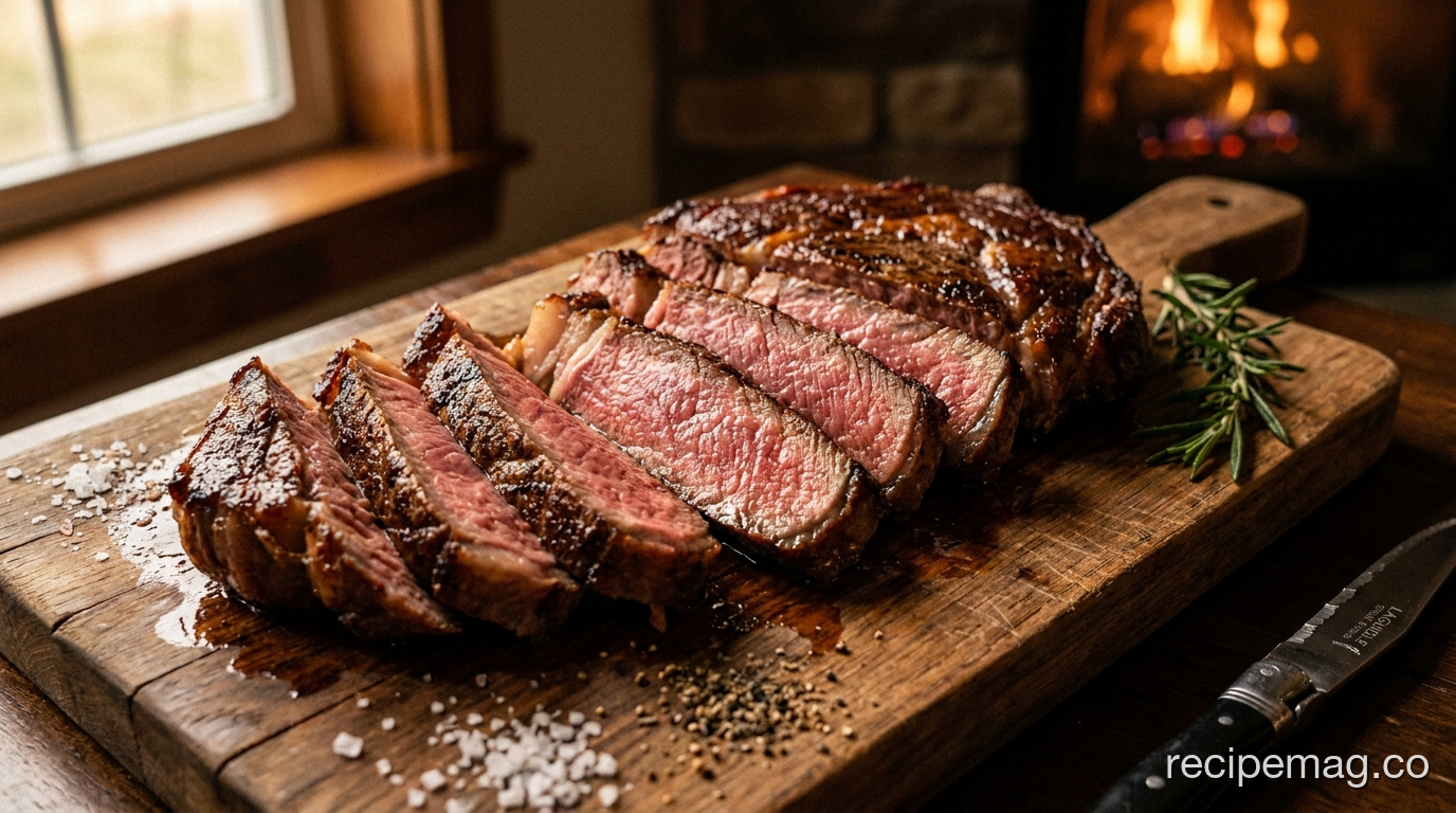 Reverse-Seared Ribeye: The Steakhouse Method at Home