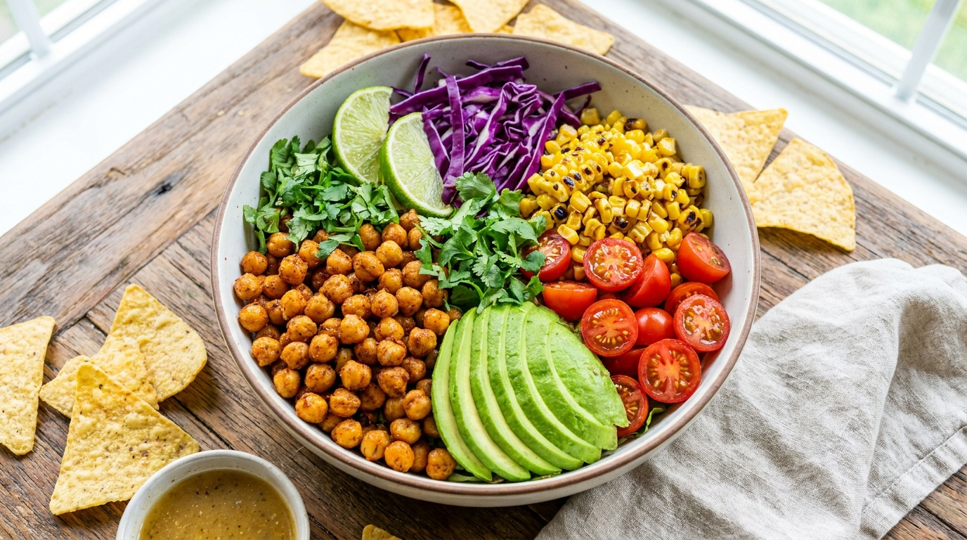 Vegan Chickpea Taco Salad: The Ultimate 30-Minute Recipe