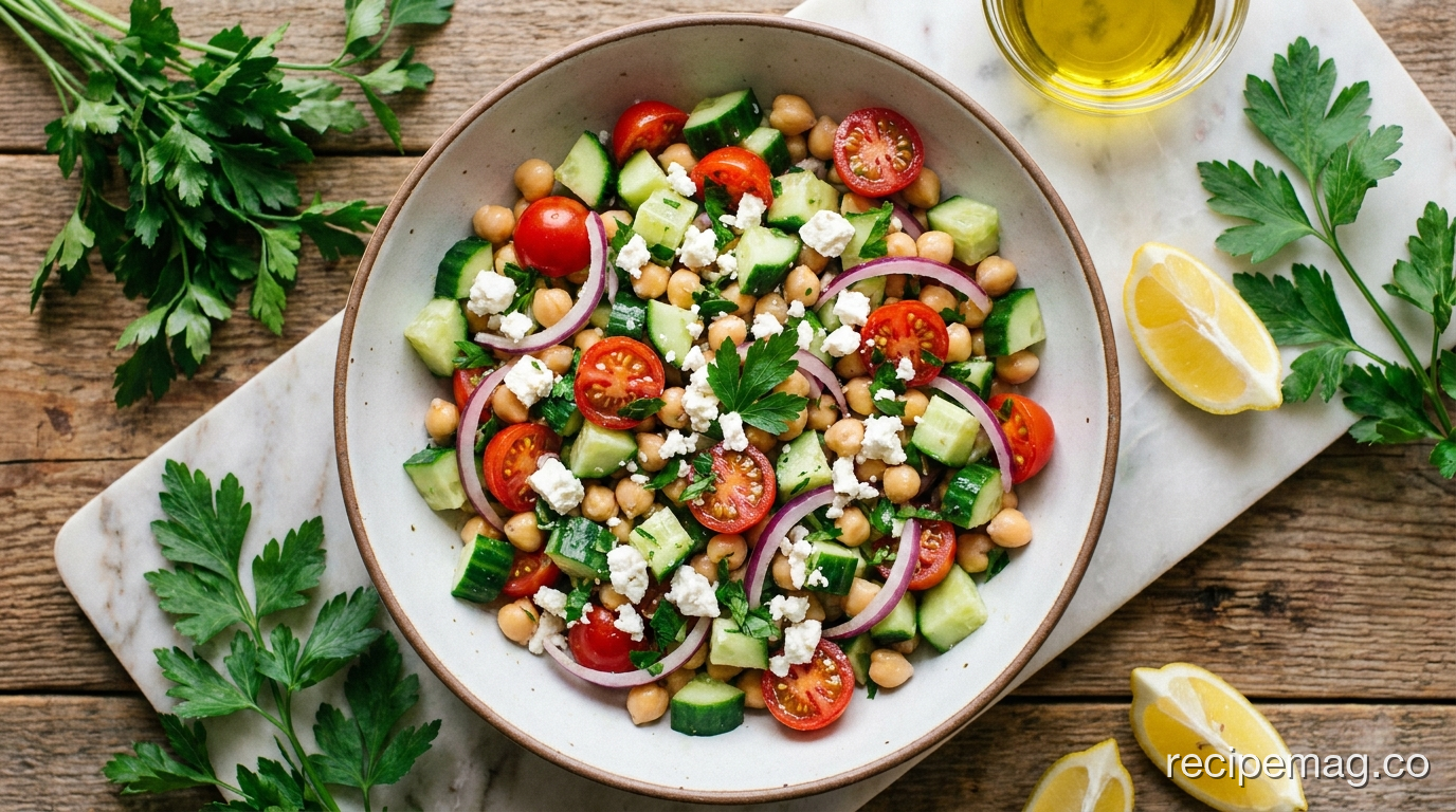 Mediterranean Chickpea Salad