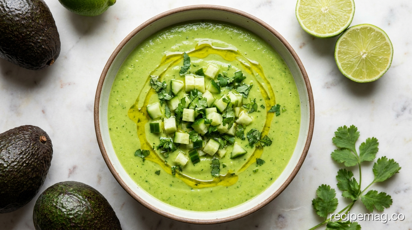 Chilled Avocado Gazpacho