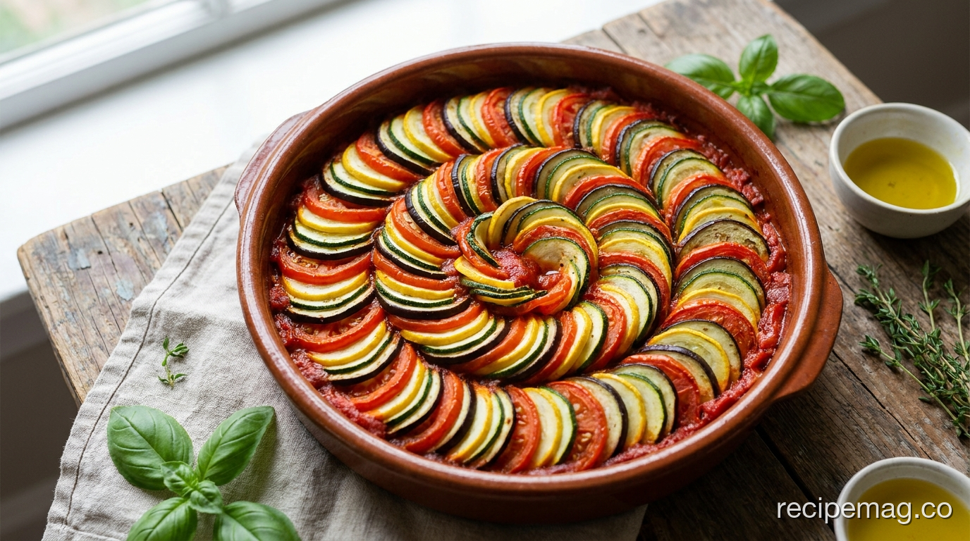 Ratatouille with Fresh Summer Vegetables