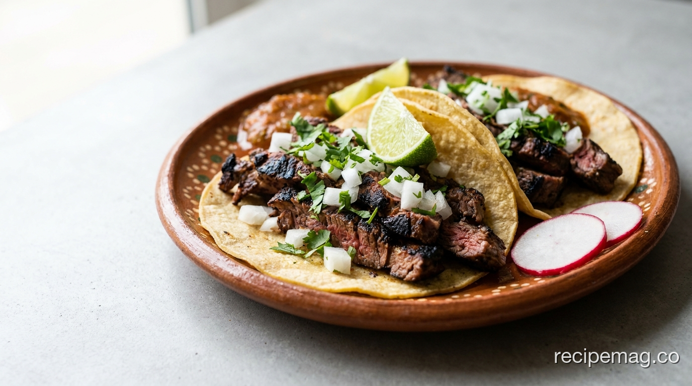 Grilled Carne Asada Tacos