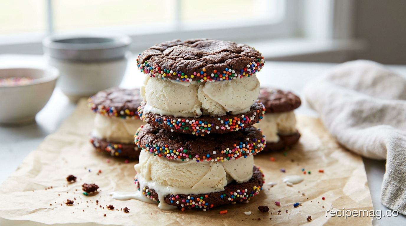 How to Make Homemade Ice Cream Sandwiches