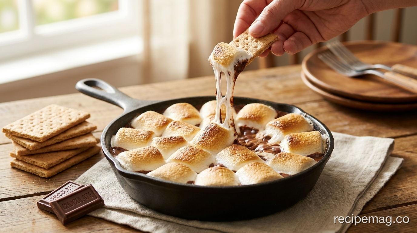 Indoor S’mores Dip (10 Minutes)