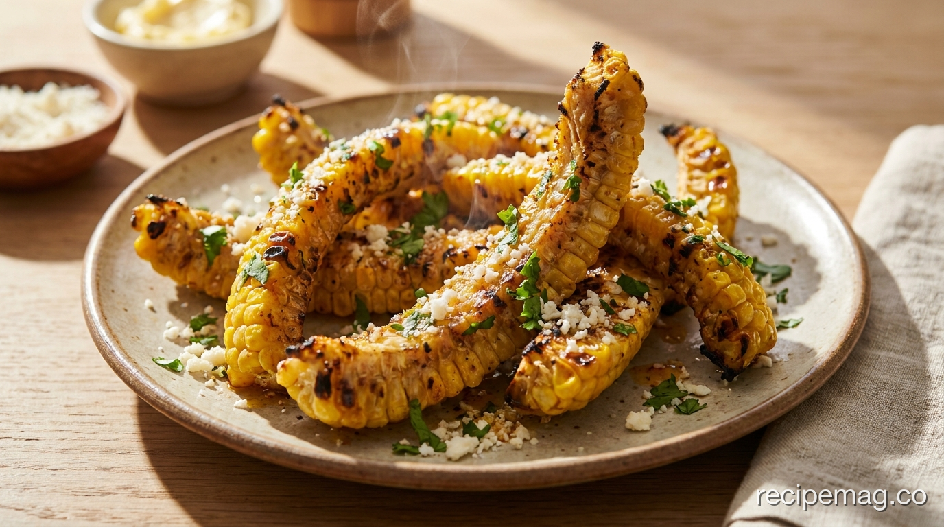 Grilled Corn Ribs with Chili-Lime Butter