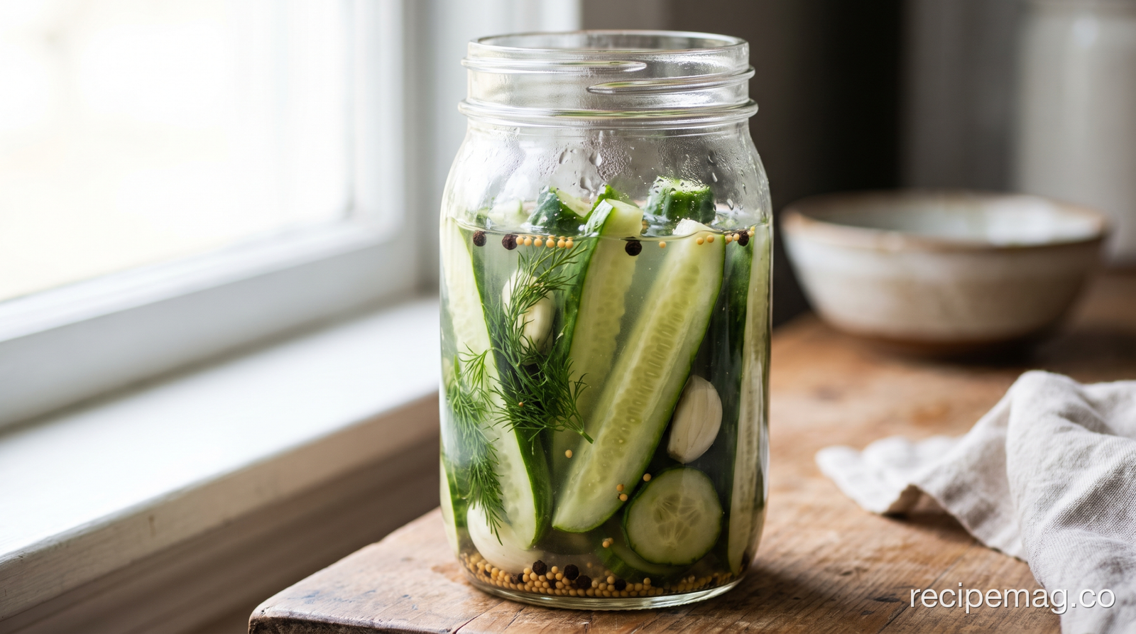 Quick Refrigerator Pickles (No Canning Required)
