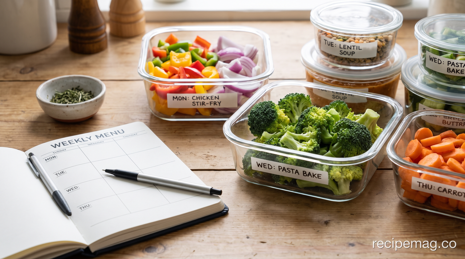 The School-Night Dinner System: Plan a Week in One Hour
