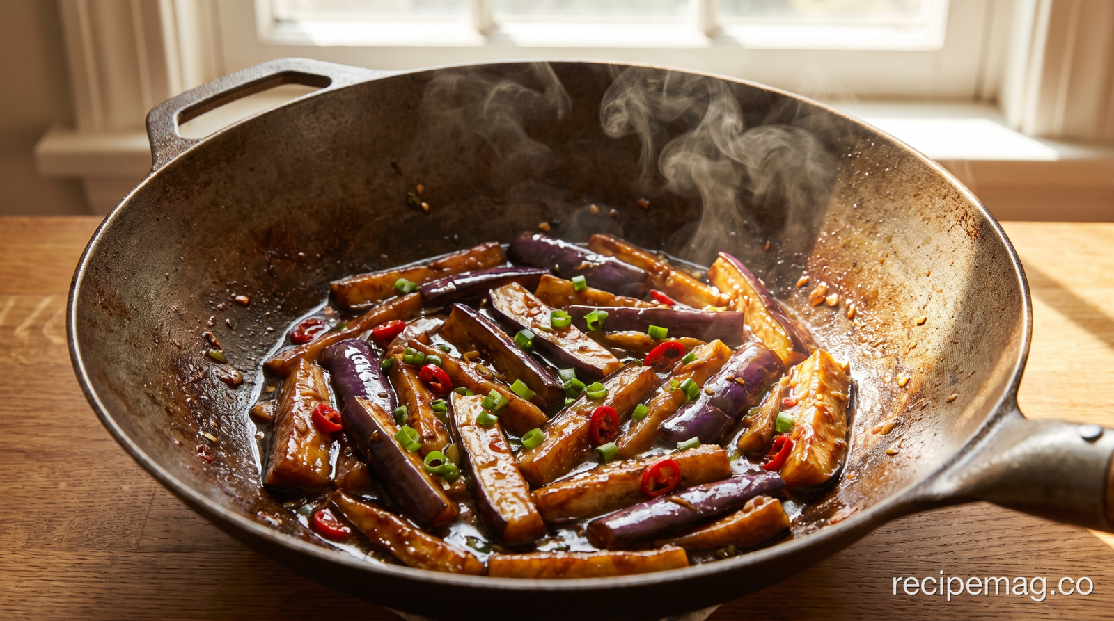 Sichuan Eggplant with Garlic Sauce