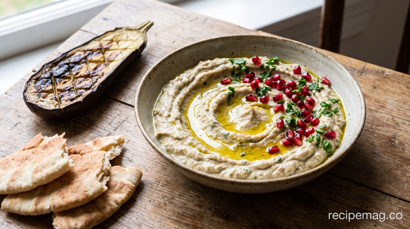 Baba Ganoush with Charred Eggplant